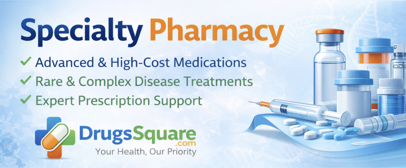 Specialty pharmacy services for advanced and high-cost medications – Drugssquare
